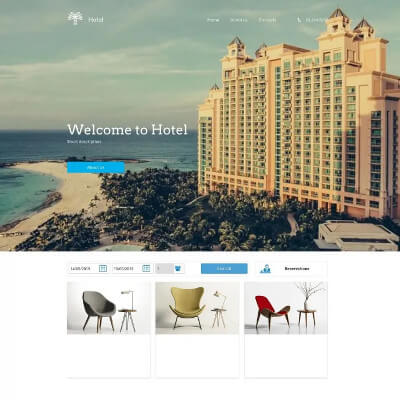 Template Prenotazione Hotel