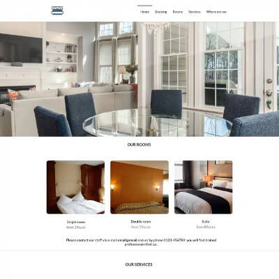 Template Prenotazione Hotel